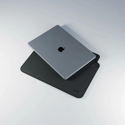 EPICO kožené pouzdro pro MacBook Air 15" - černé 9911141300041