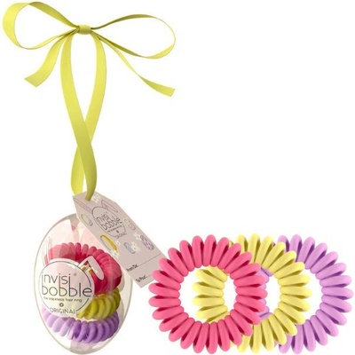 INVISIBOBBLE Original Easter Egg 3ks - Špirálové gumičky do vlasov vo vajíčku - 3 farby