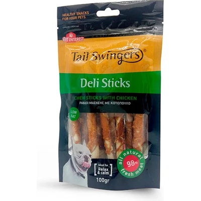 Pet Interest Deli Chewsticks With Chicken пръчици от волска кожа увити в пилешко филе, 100гр