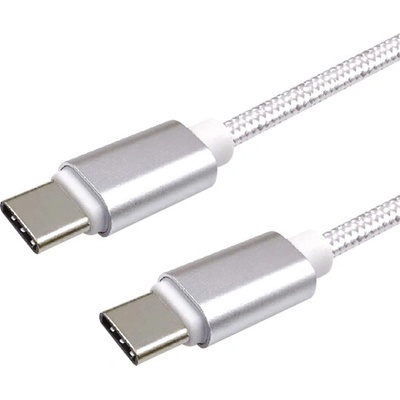 Winner Type C-Type C/1m/nylon braided/3A Bílý 8591194093128 – Hledejceny.cz