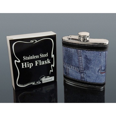 Ploskačka kožená jeans 180 ml