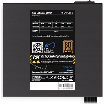 Endorfy Vero L5 Bronze 600W EY7A005