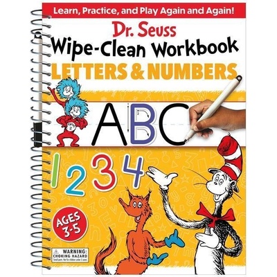 Dr. Seuss Wipe-Clean Workbook: Letters and Numbers: Activity Workbook for Ages 3-5 (Dr Seuss)(Paperback)