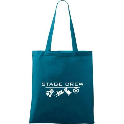Osvetľovač stage crew Taška bavlnená 42 x 38 cm Petrolejová