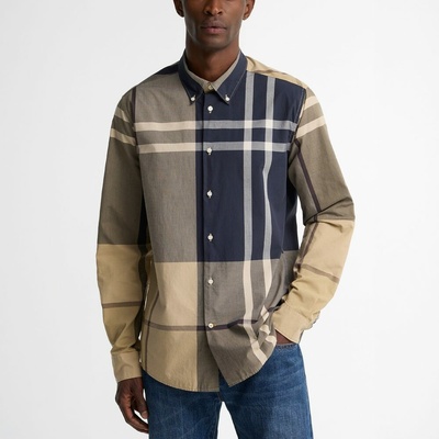 Barbour Oversized Tartan Dunoon Tailored košel'a birchwood