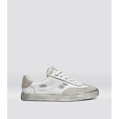 Cariuma T Oca Vintage Warm White Diamond Leather and Suede Sneaker
