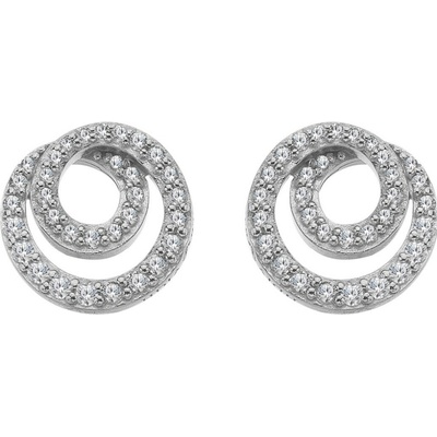 Hot Diamonds Strieborné náušnice Shimmer DE873
