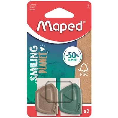 Maped Ластик, fsc, maped "Усмихната планета", 2 бр. 112520fm (112520fm)