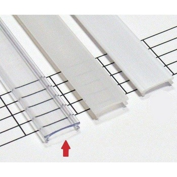 Berge Transparentní difuzor Klik pro profily A, B, C, 1 m 60044