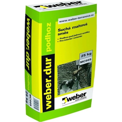 Weber dur Omítková směs pro podhoz 25kg