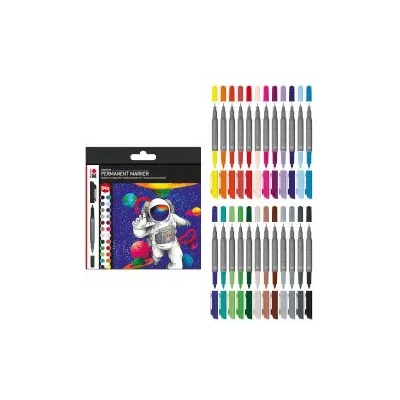 Marabu Двувърхи маркери Graphix 24 цвята