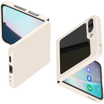 Spigen Тънък Калъф за Samsung Z Flip 5, Spigen AirSkin Case, Бежов (ACS06231)