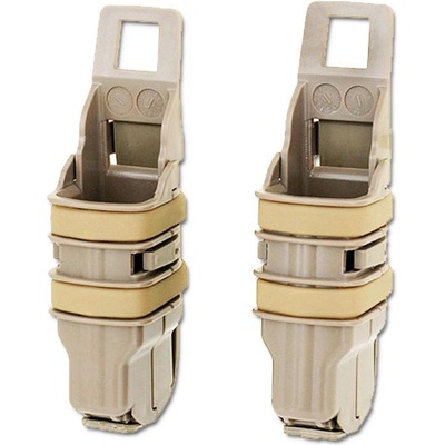 FMA na pistolové zásobníky FastMag 2 ks písková