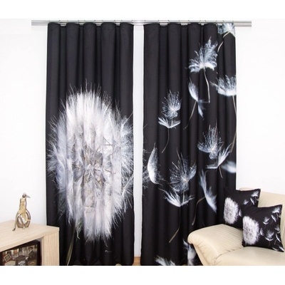 3D dekorační závěs s řasící páskou 51 PAMPELIŠKA 2x160x250 cm MyBestHome