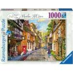 Ravensburger Пъзел Ravensburger от 1000 части - Down the Lane No. 2, Meadow Hill Lane (12000160)
