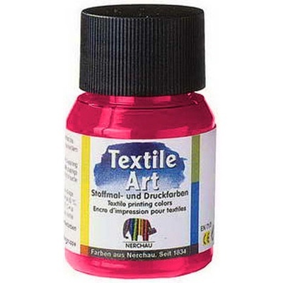 Farba na svetlý textil 59 ml neónová červená