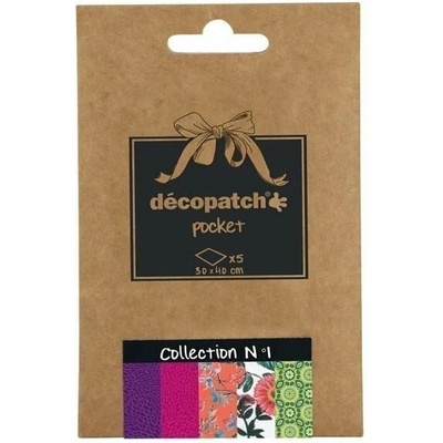 DECOPATCH papír sada č. 1 (5 ks)