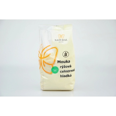 Natural Jihlava Ryžová múka celozrnná hladká 0,5 kg