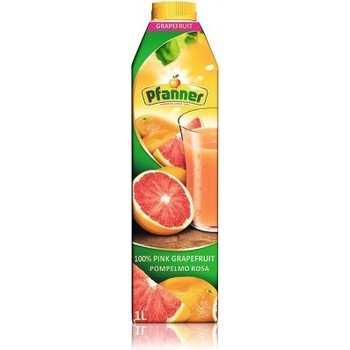 Pfanner Grapefruit růžový 100% 1 l