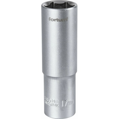 Kľúč nástrčný predĺžený, 17mm, 1/2”, FORTUM