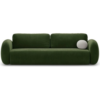 Cosmopolitan Design Зелен кадифен сгъваем/с място за съхранение диван 262 cm Tonale - Cosmopolitan Design (COS_3SF_121_F1_TONALE3)