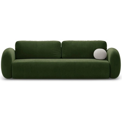 Cosmopolitan Design Зелен кадифен сгъваем/с място за съхранение диван 262 cm Tonale - Cosmopolitan Design (COS_3SF_121_F1_TONALE3)