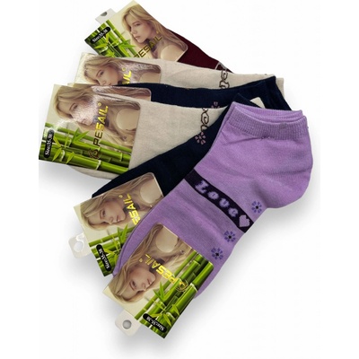 Dámske ponožky mix farby 6x párov 07 MIX farby