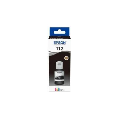 Epson Мастило в бутилка Epson 112 EcoTank Pigment - BLACK, C13T06C14A