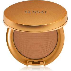 Sensai Silky Bronze Natural Veil Compact компактна пудра за освежаване и изглаждане на кожата цвят SC04 Dark 8, 5 гр