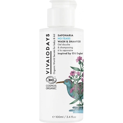 VIVAIODAYS Gél do kúpeľa a šampón bez sĺz s mydlice 150 ml