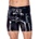 Black Level Vinyl Shorts with Padded Zip 2890569 Black M