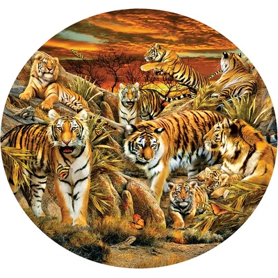 SunsOut - Puzzle Lori Schory - Tigers Galore - 500 piese