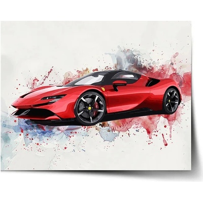 Sablio Plagát Ferrari Paint - 90x60 cm