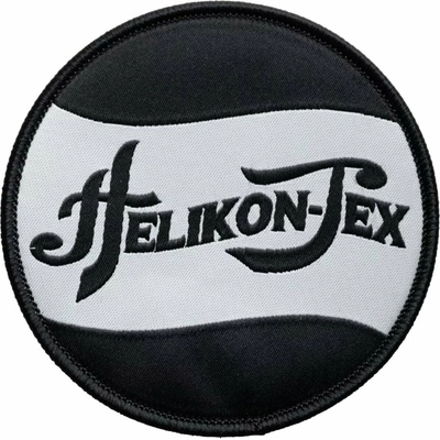 Nášivka HELIKON-TEX velcro guľatá ČIERNA