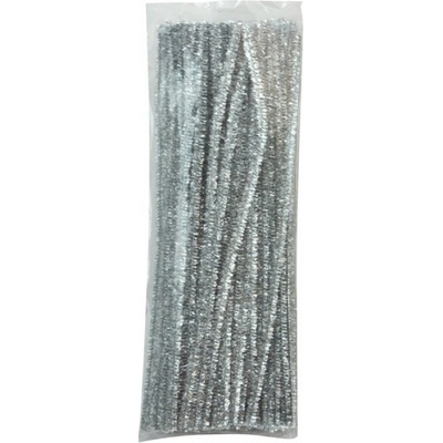 Modelovací dráty 30cm, 100ks- stříbrné