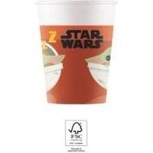 Procos Papierové poháre Star Wars The Mandalorian 200 ml