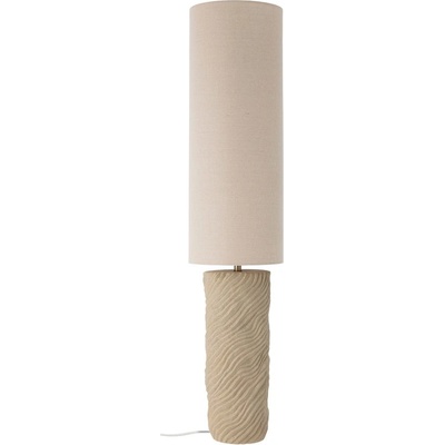 Bloomingville Подова лампа с текстилен абажур в естествен цвят (височина 110 cm) Payah - Bloomingville (82054155)