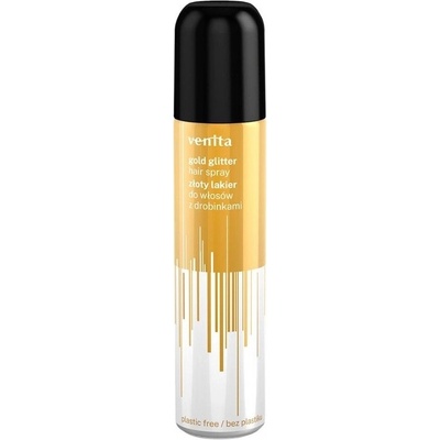 Venita trendy farebný lak na vlasy s trblietkami 75ml- Zlatý