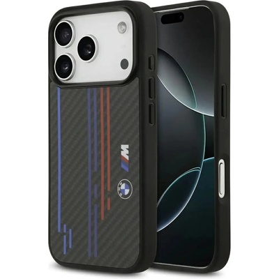 BMW M Kevlar Lines & Logo MagSafe Case за iPhone 17 Pro - черен (3666339484064)