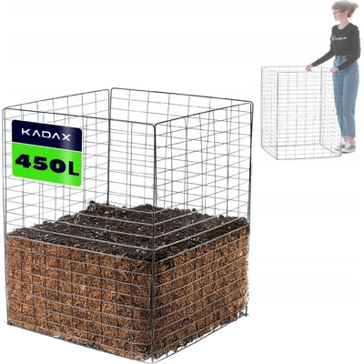 Kadax Kompostér 1-komorový 450 l černý