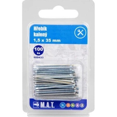 Mat Hřebík kalený 35x1,5mm Zn (100ks)