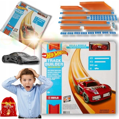 Hot Wheels Track builder mega balení drah
