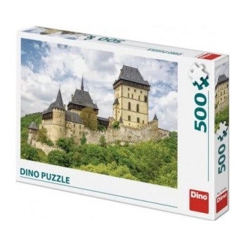 Teddies hrad Karlštejn v krabici 33,5x23x3,5cm 500 dílků