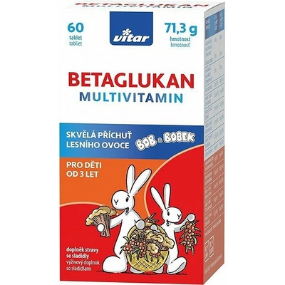 Vitar Kids Betaglukan Multivitamin 60 tabliet