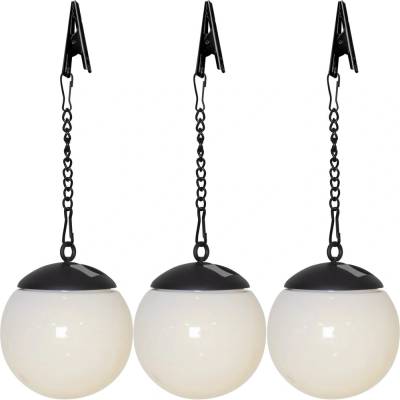 Star Trading Комплект от 3 висящи слънчеви лампи за открито, ø 10 см Globus - Star Trading (482-28)
