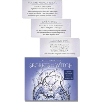 Llewellyn Publications Secrets of the Witch Affirmation Deck: Magickal Inspiration for Everyday Enchantment | Lucy Cavendish