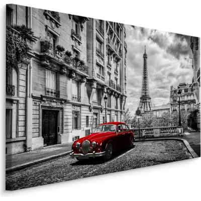 MyBestHome BOX Plátno Paříž Černá A Bílá Varianta: 90x60