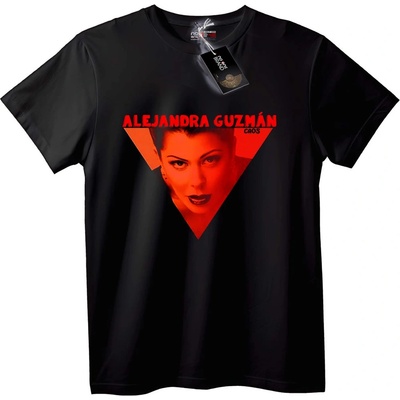 NOONEBRAND Тениска Alejandra Guzmán ХАОС - 5XL, Black