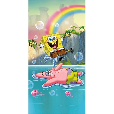 Jerry Fabrics froté osuška 70 x 140 cm Sponge Bob Tropical Duo