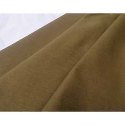 Bavlněná látka UNI Khaki šíře 150 cm